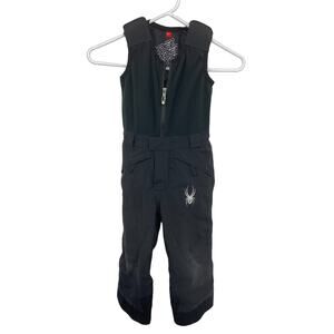 Rare Spyder Kids Black Jumpsuit Snowsuit Unisex Size 4
